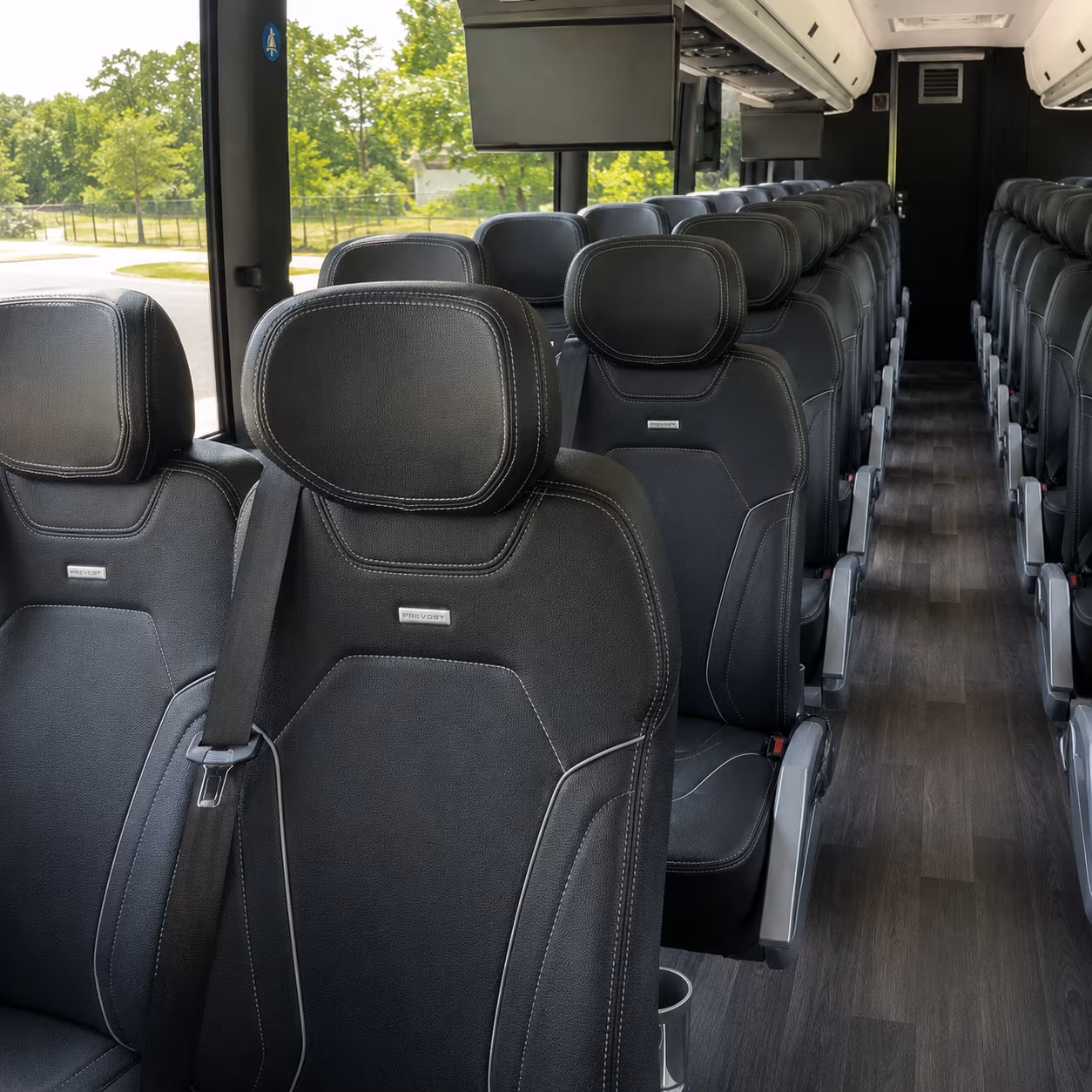 morgan hill corporate event transportation onboard seating