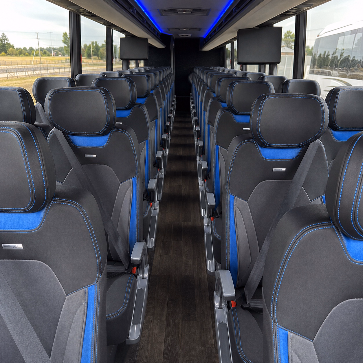 the perfect bus for hecker pass highway wine tours