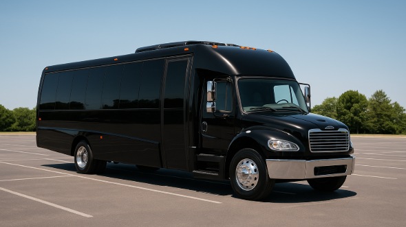 Exterior of Charter Bus Company Morgan Hill's 15 Passenger Minibus in Morgan Hill