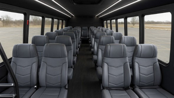 morgan hill 15 passenger minibus inside