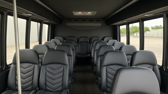 morgan hill 35 passenger minibus inside