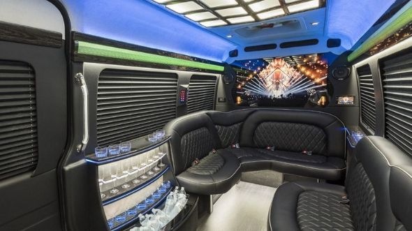 morgan hill sprinter limo rental inside